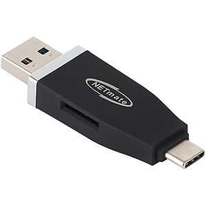 NMU-GR359 USB3.0 Micro SD 2 in 1 멀티 카드리더기 (USB3.0 & Type C)